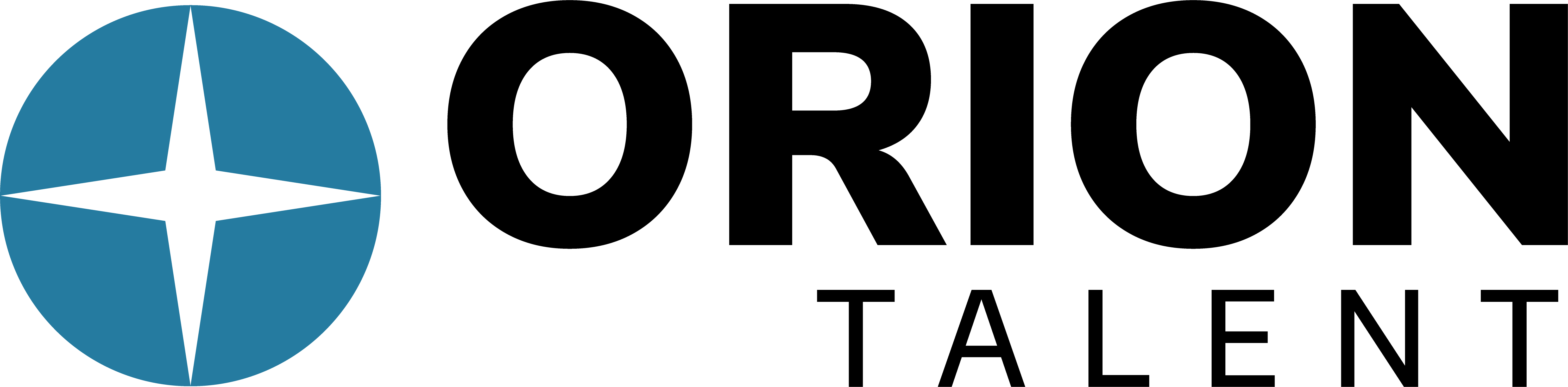 Orion Talent logo black
